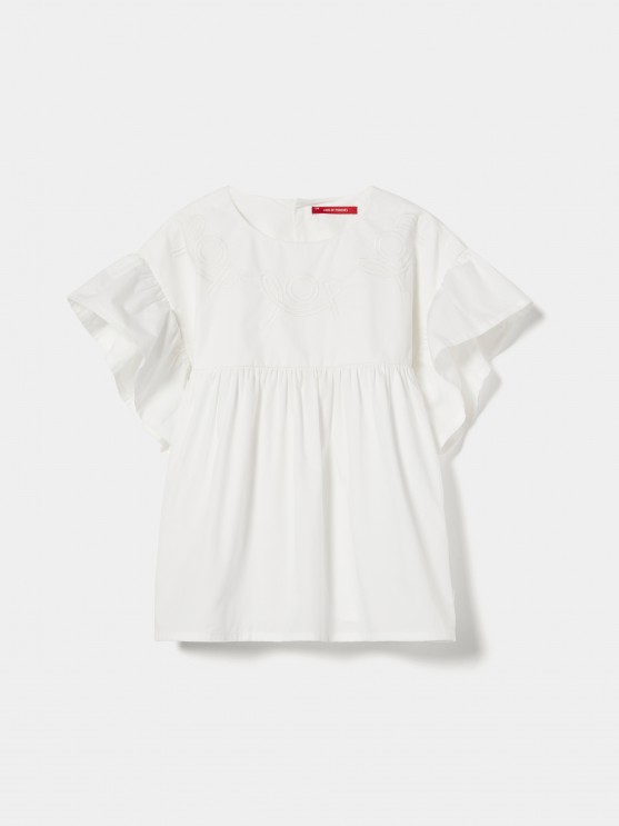 Ruffled blouse