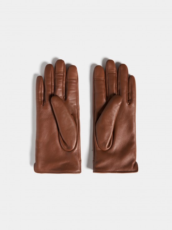 guantes de cuero