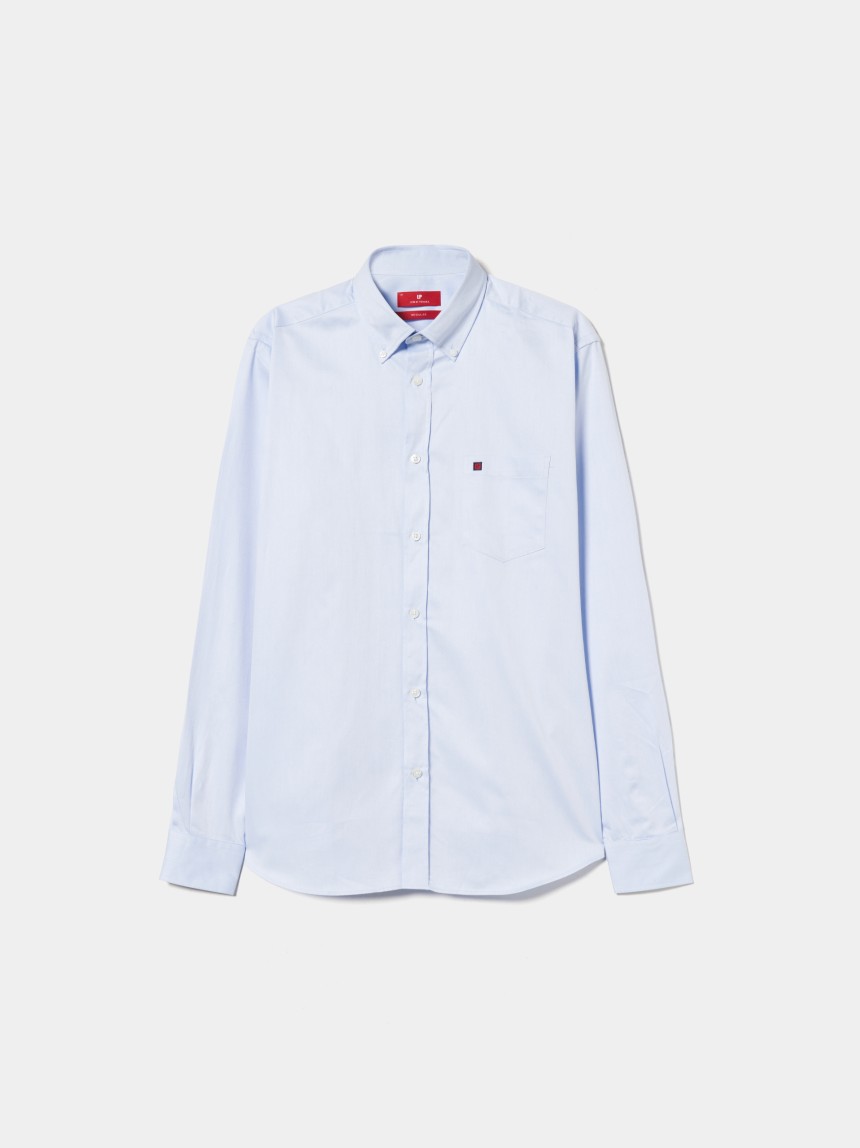 Regular fit cotton shirt