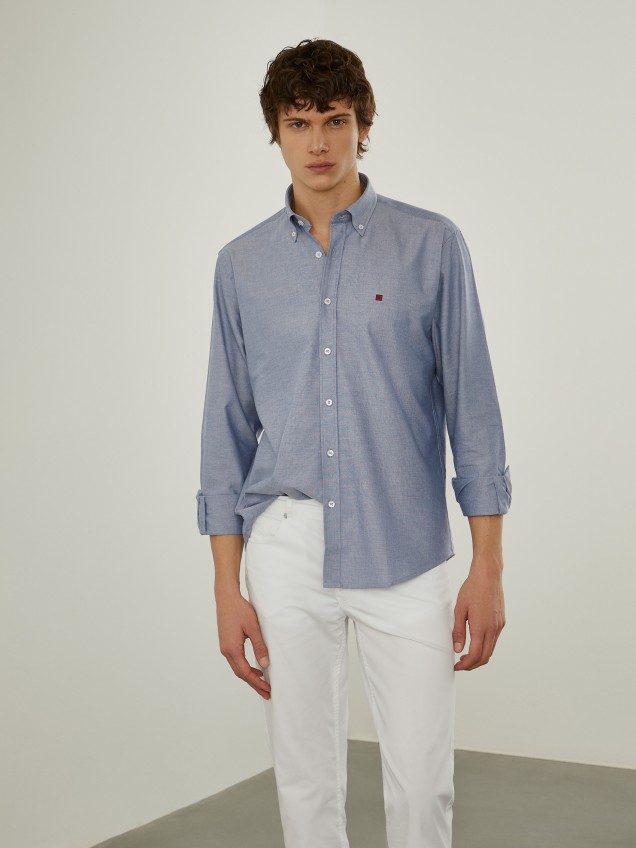 Camisa oxford regular fit