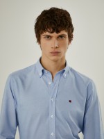 Camisa oxford slim fit