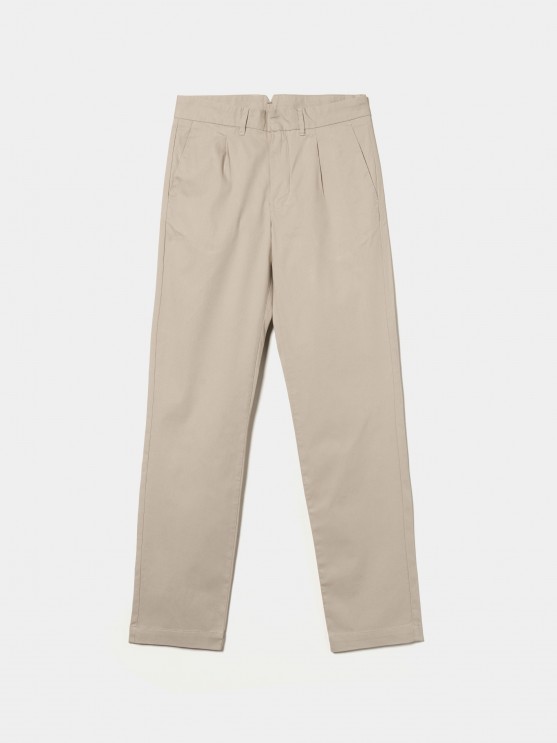 Twill chino pants