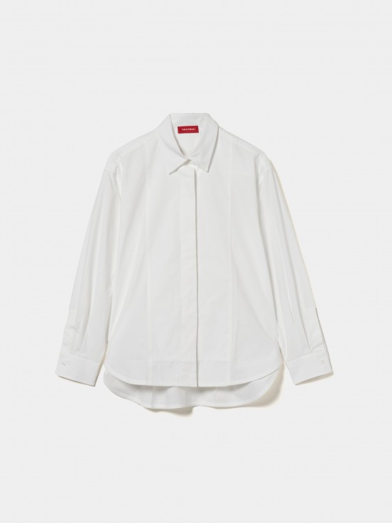 Oversize cotton shirt