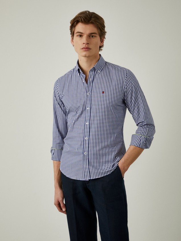 Camisa Oxford cuadros