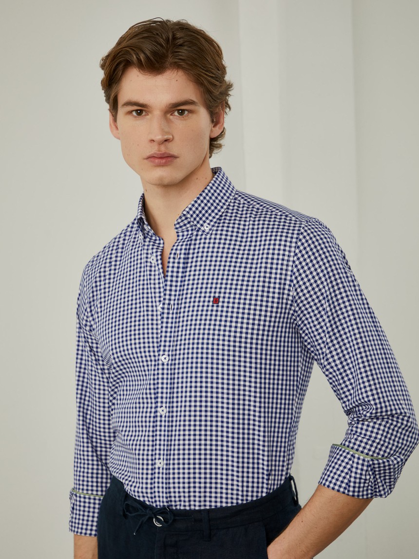 Camisa Oxford cuadros