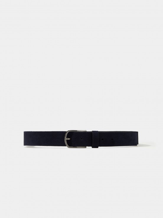 Suede belt