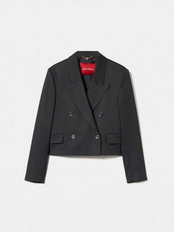 cropped blazer