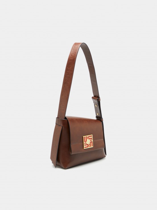 Asymmetrical shoulder bag