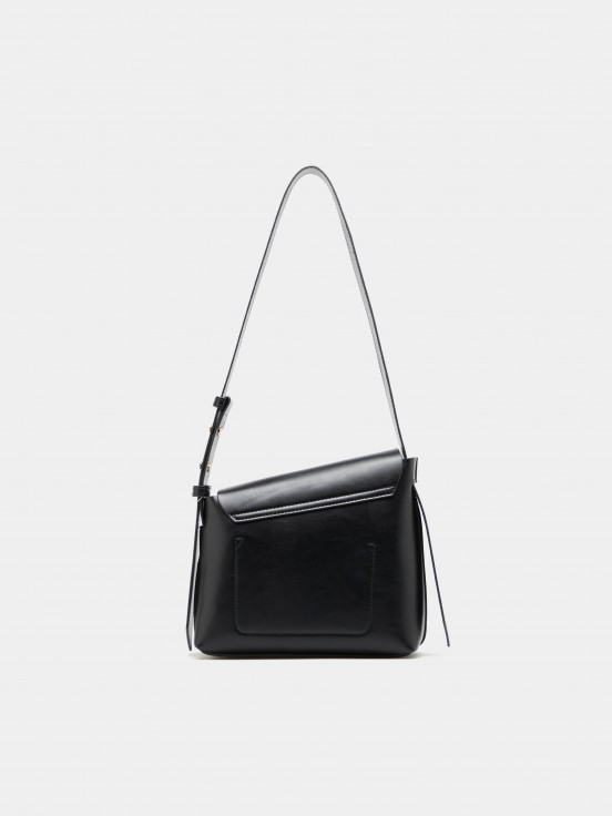 Asymmetrical shoulder bag