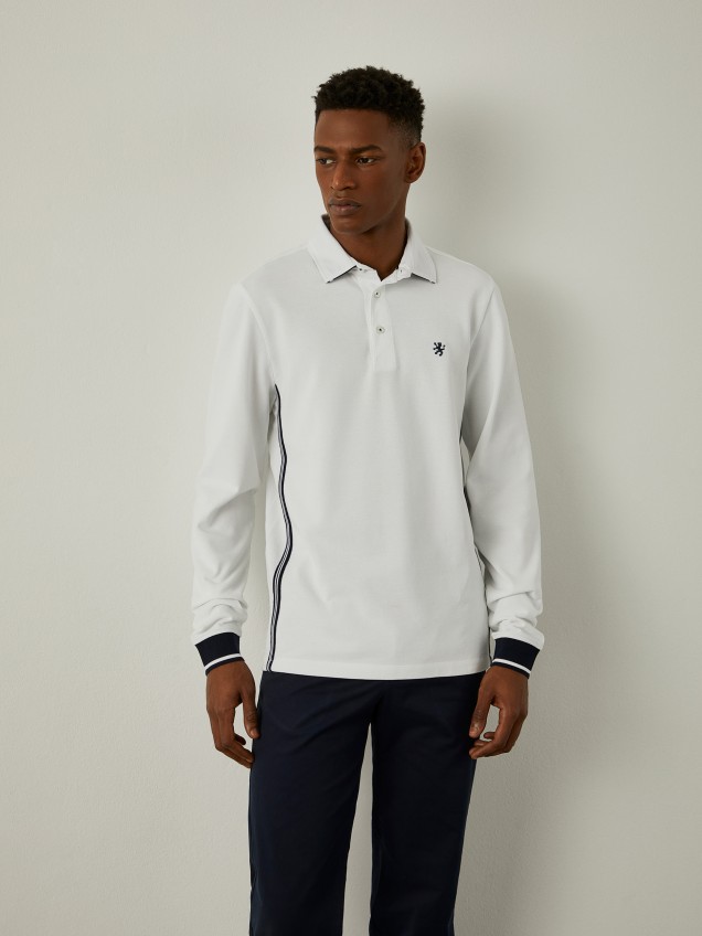 Long sleeve polo shirt - Image product