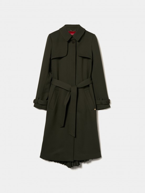 Pleated coat