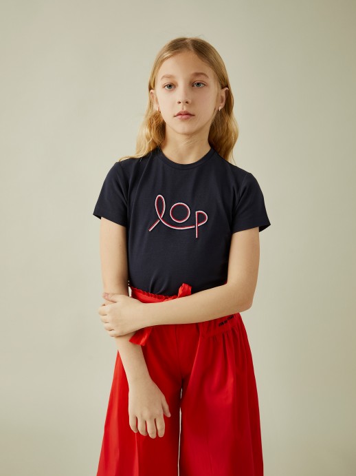 T-shirt with embroidery