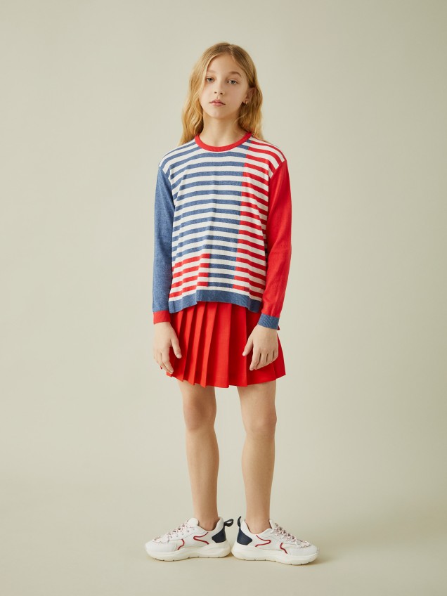 Camisola às riscas