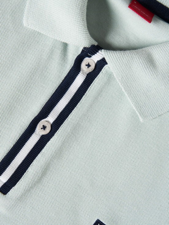 Short sleeve cotton polo