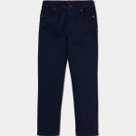 Regular fit twill pants