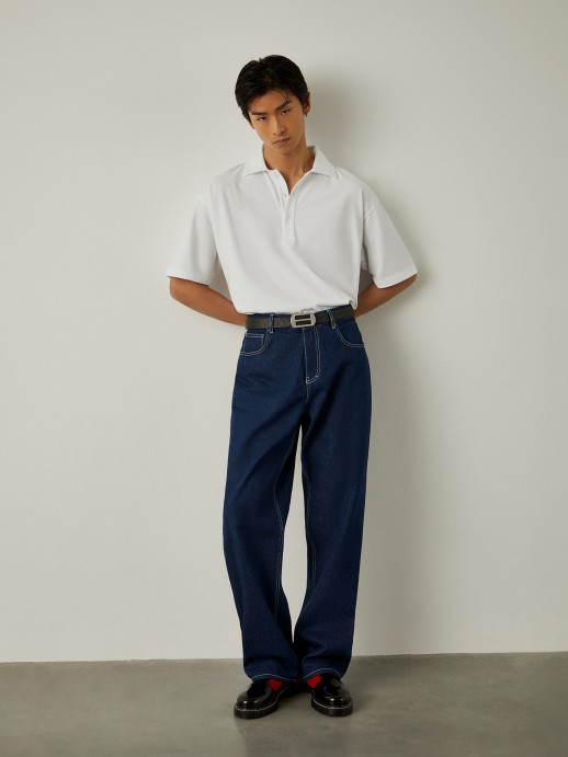 Lion x Paatiff denim pants