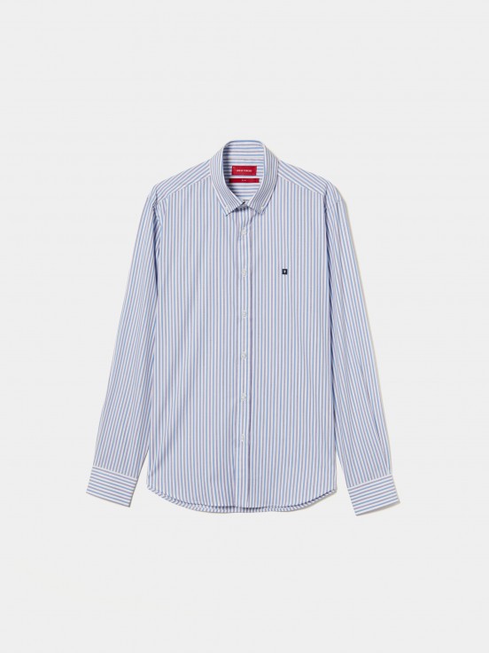 Slim fit striped shirt