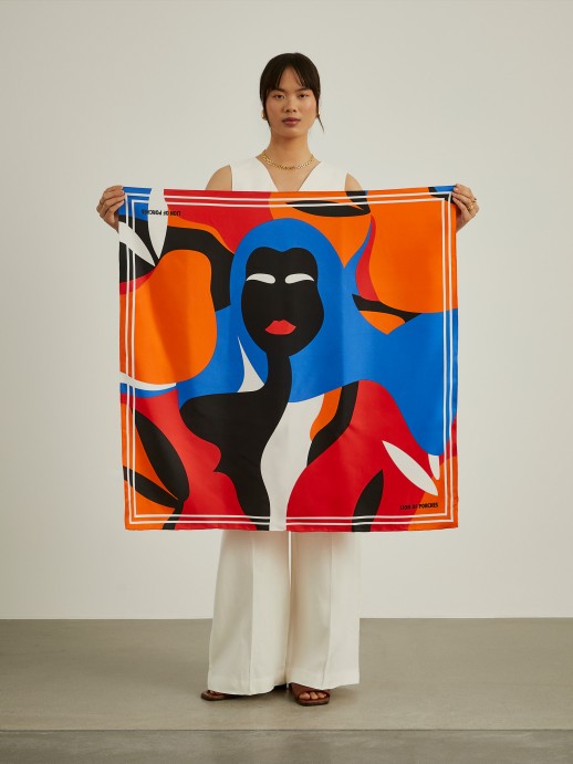 Silk scarf