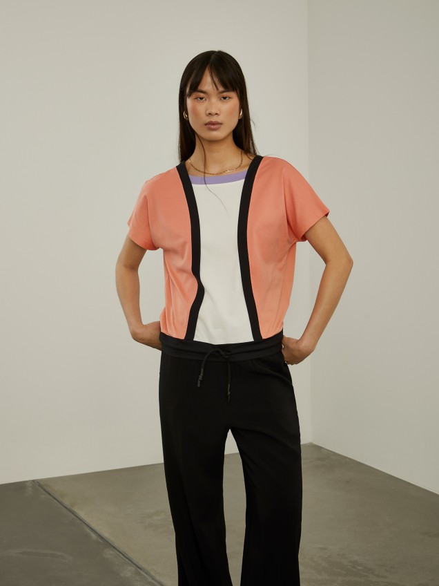 T-shirt color block