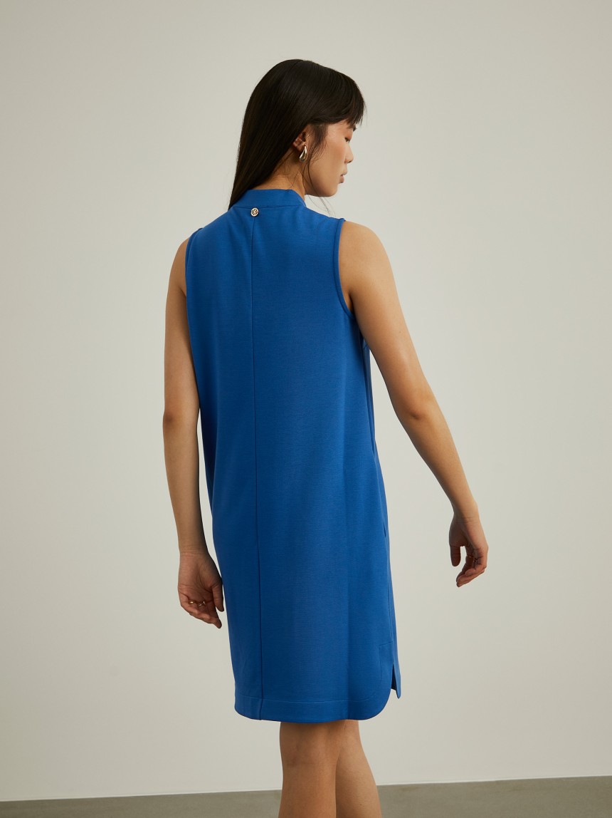 Vestido curto de malha