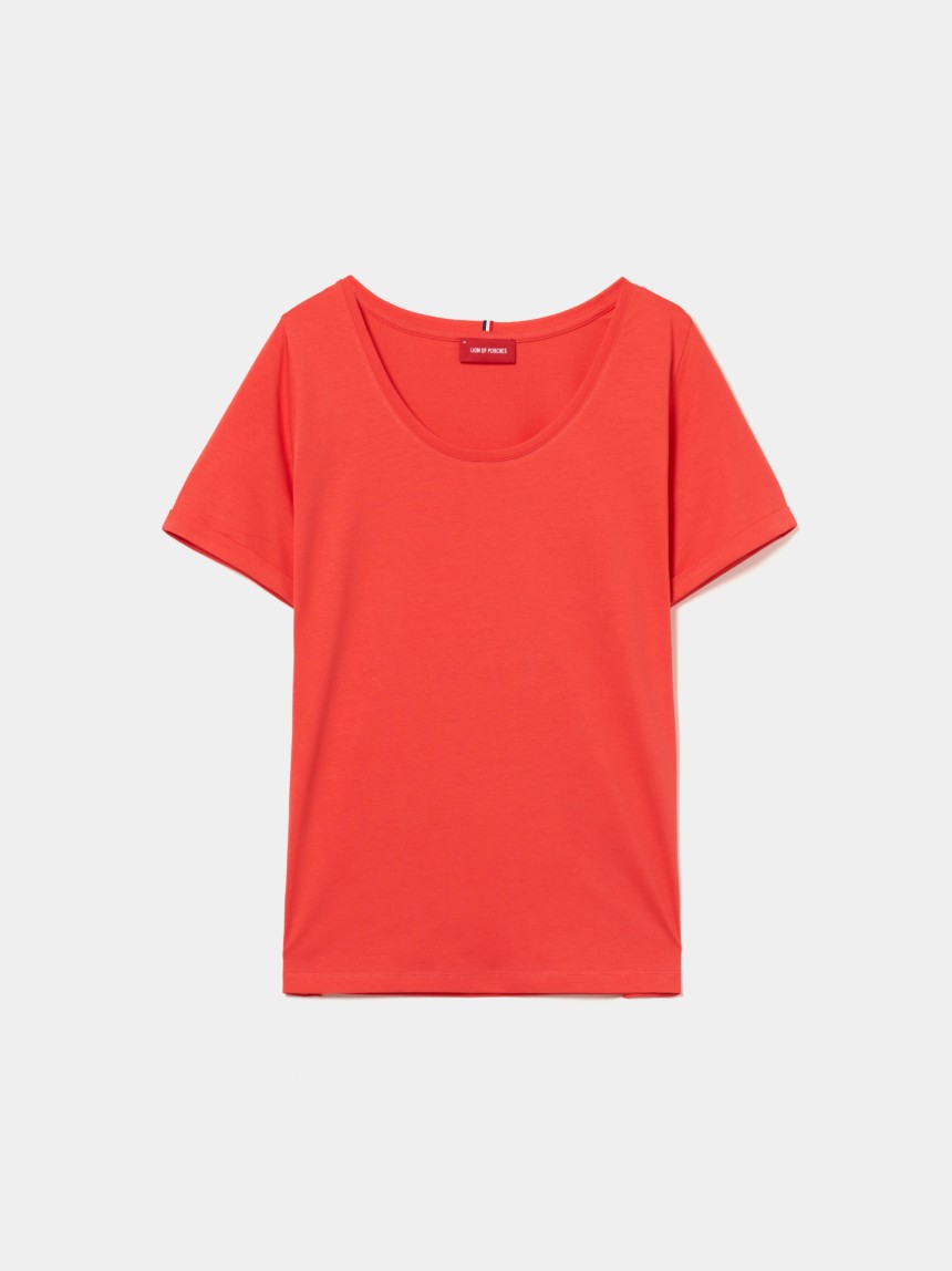 T-shirt b�sica de algod�o