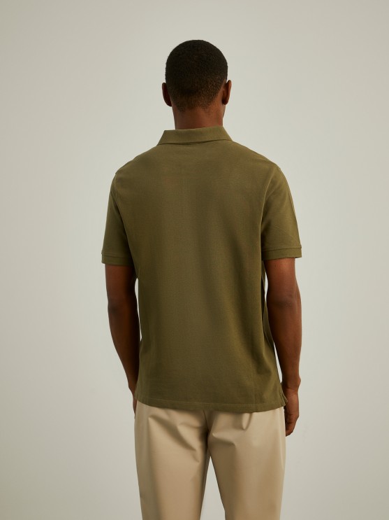 Basic regular fit polo shirt
