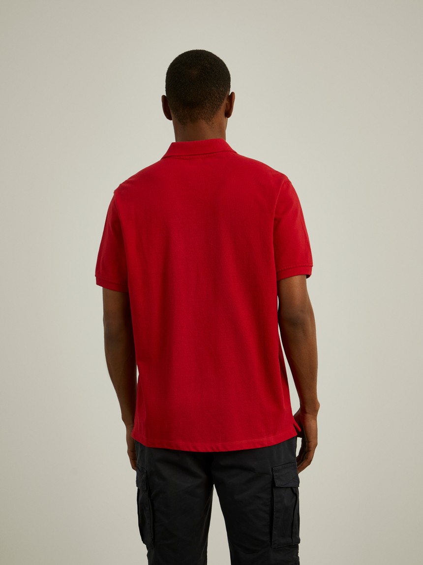 Basic regular fit polo shirt