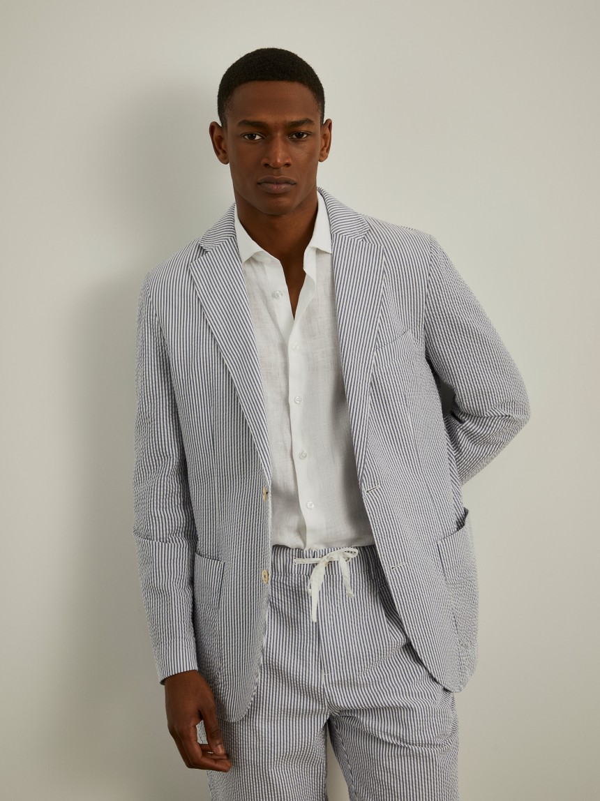 Blazer de riscas