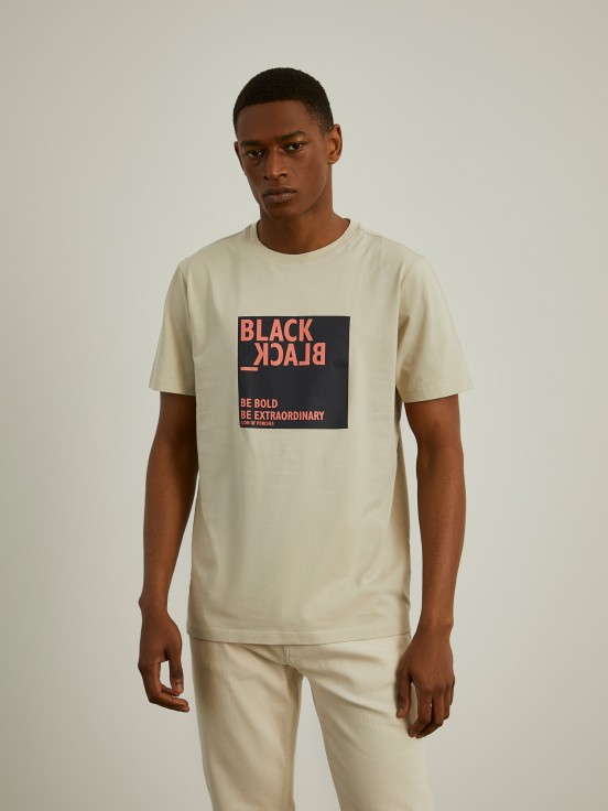 T-shirt with message