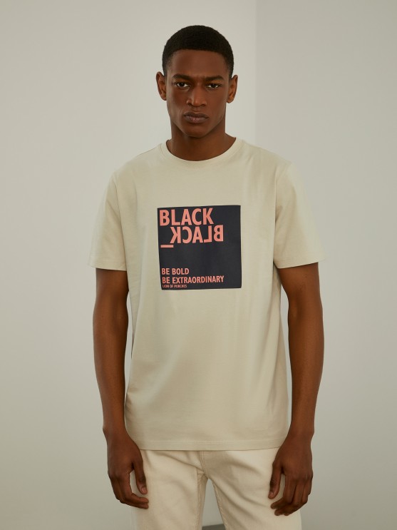 T-shirt with message