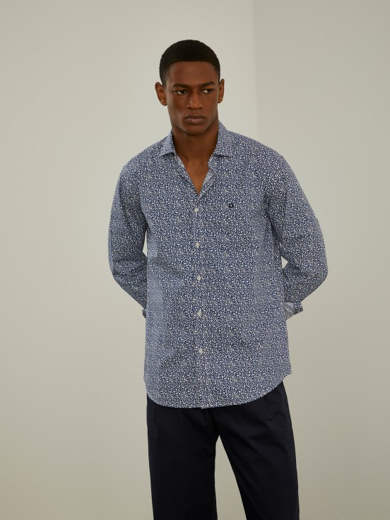 Camisa padro floral