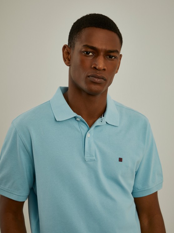 Basic regular fit polo shirt