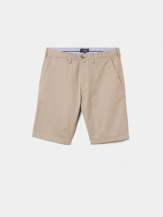 Bermudas para homem chino slim fit