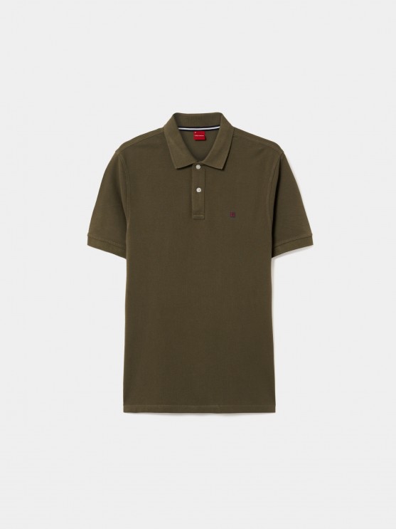 Basic regular fit polo shirt
