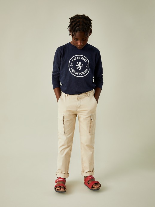 Twill pants