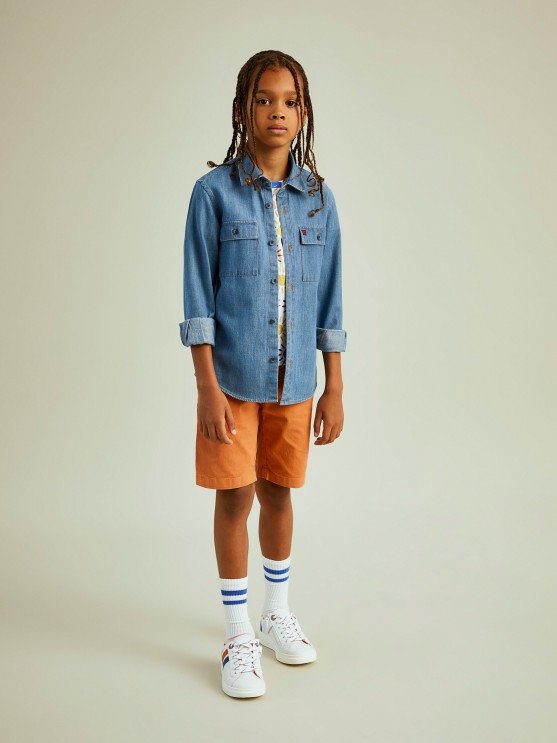 Denim shirt