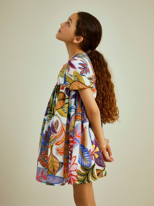 Tropical pattern dress