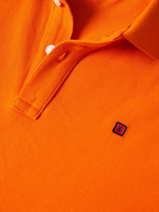 Cotton piqu polo