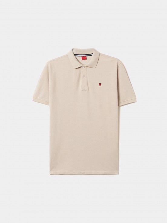 Cotton piqu polo