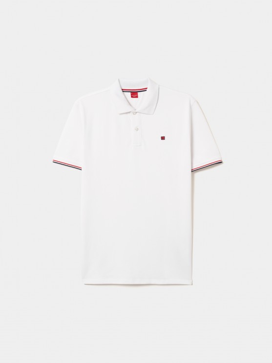 Polo de piqu de corte slim