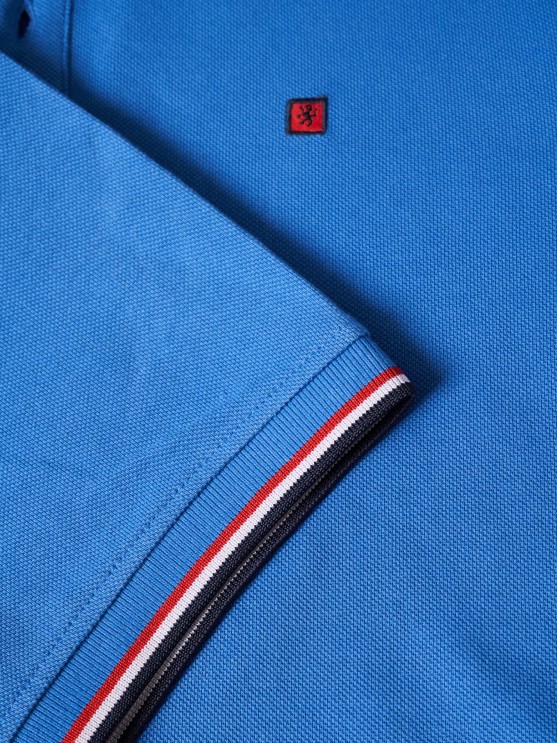 Slim fit piqu polo