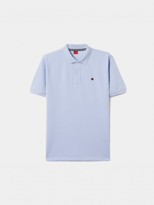 Cotton piqu polo