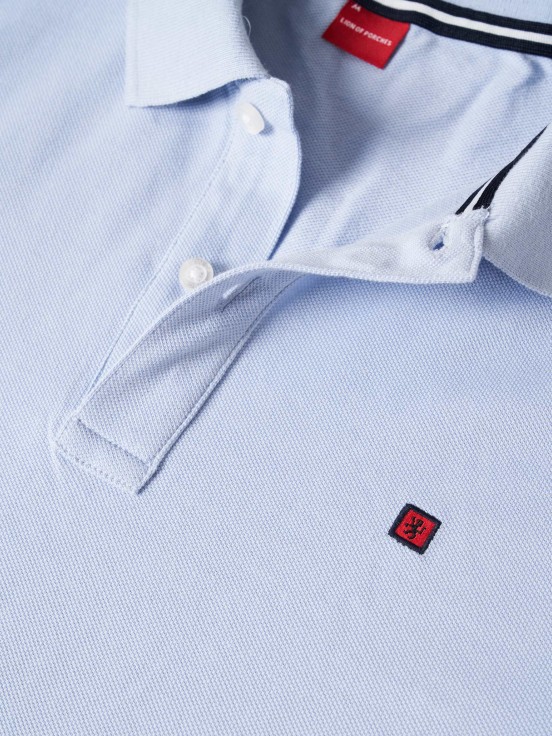 Cotton piqu polo