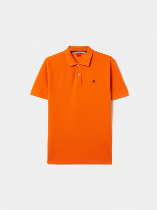 Cotton piqu polo