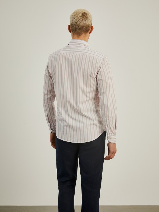 Slim fit striped shirt