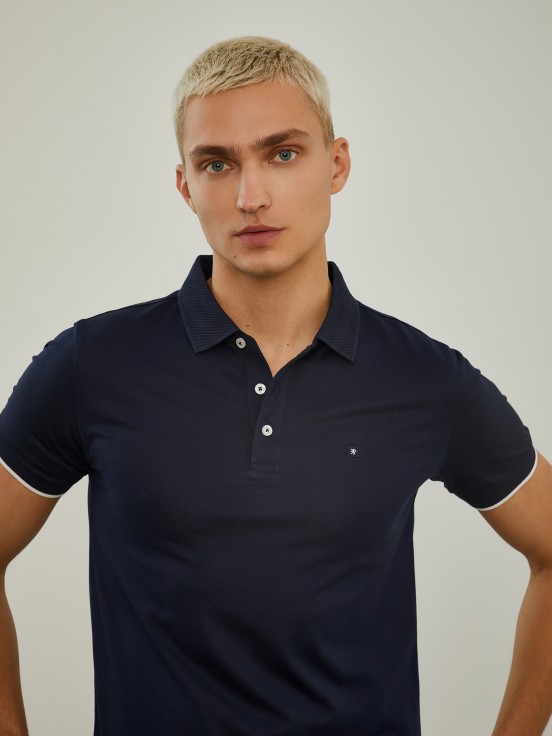 slim fit polo shirt