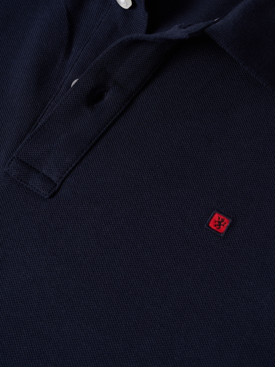 Cotton piqu polo