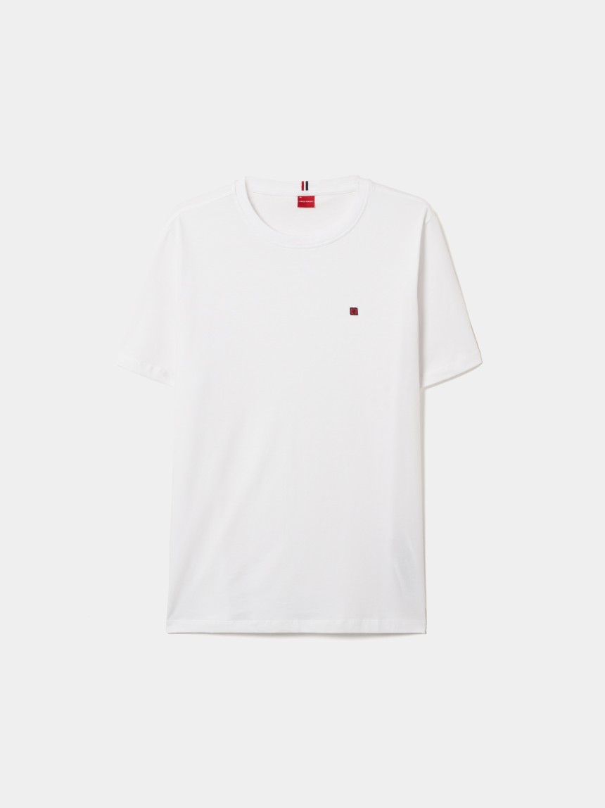 T-shirt b�sica de algod�o