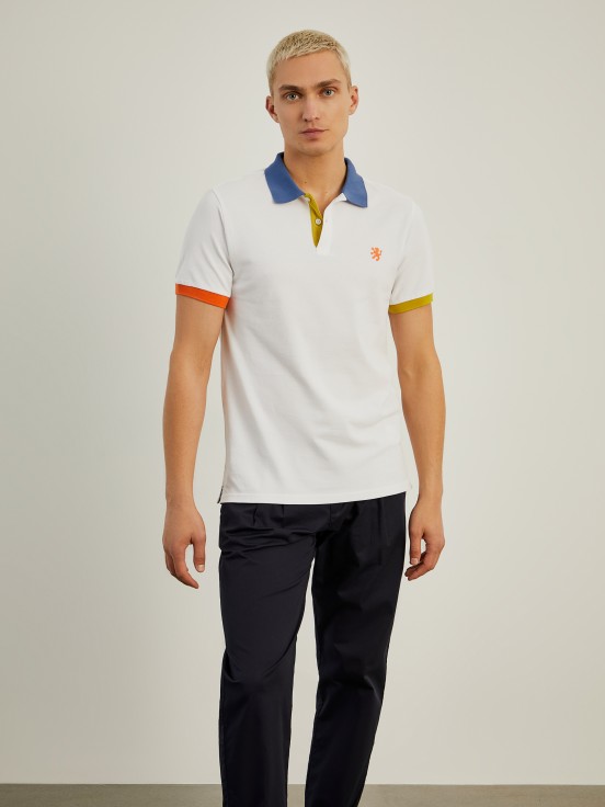 Polo de piqu de corte slim