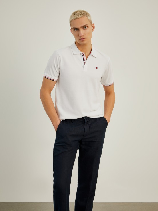 Polo piqu slim fit